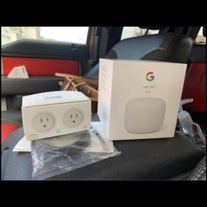 Googgle nest with two smart plugs